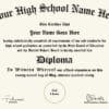 fake high school diploma design 1