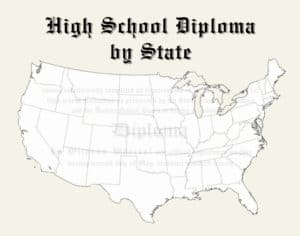 Fake High School Diploma by State