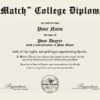 Fake College Diploma Replica