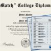 Fake College Diploma Replica and Transcripts