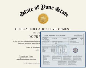 Fake GED Diploma and Transcripts